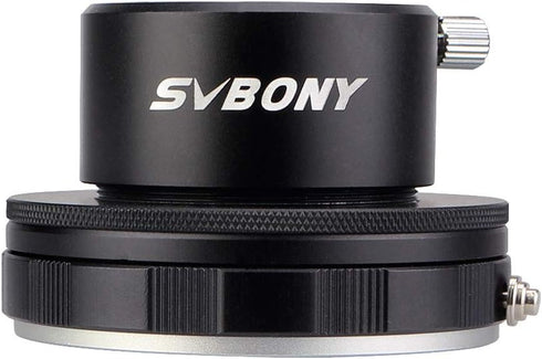 SVBONY SV149 Camera Lens Adapter for Canon DSLR Cameras to 1.25 inch Eyepiece Adapter for Photography