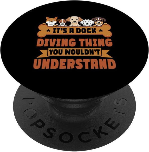 Dock Diving Dog Training PopSockets Standard Grip