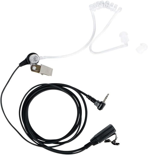 Caroo 1 Pin 2.5mm Earpiece Headset with PTT Mic for Motorola Talkabout Two Way Radio Accessories