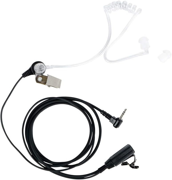 Caroo 1 Pin 2.5mm Earpiece Headset with PTT Mic for Motorola Talkabout Two Way Radio Accessories