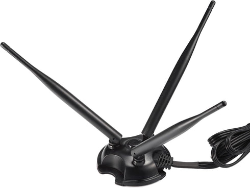 Eightwood 2.4GHz 5GHz 3 6 Dual Band WiFi Antenna, RP-SMA Connector WiFi Antenna Magnetic Base for PC Desktop Computer
