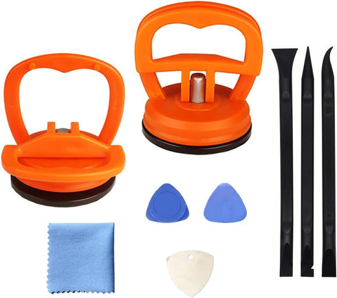 9-Piece Screen Repair Tool Set, Heavy-Duty Suction Cup, Pry Tool, Suitable for iPhone, iPad, iMac, MacBook, Tablet,