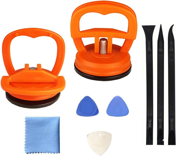 9-Piece Screen Repair Tool Set, Heavy-Duty Suction Cup, Pry Tool, Suitable for iPhone, iPad, iMac, MacBook, Tablet,