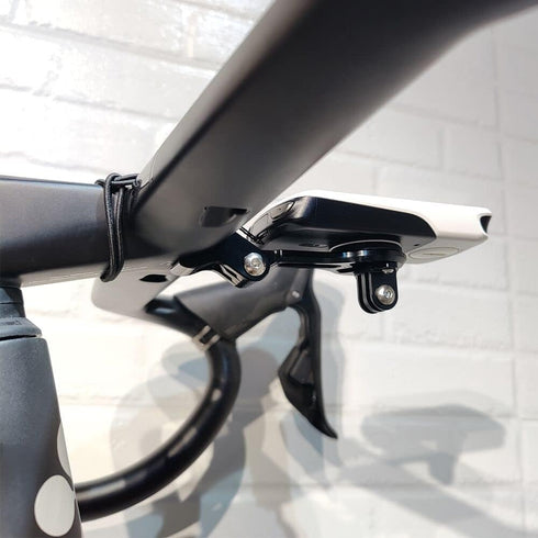 Out Front Bike Stem Handlebar Combo Mount for Garmin Edge, Wahoo, Bryton, Stages, Compatible with Colnago