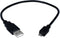 QVS USB Cable, 1 Ft, Black (CC2218C-01)