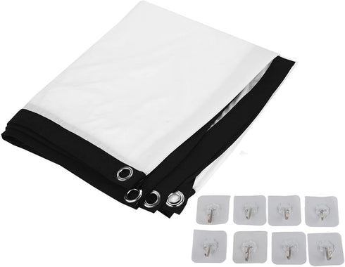 HD Projector Screen, 100inch, 16:9 Portable Foldable Movie Screen for Home, Office, Classroom