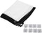 Yoidesu 60-100 inch Projector Screen - HD 16:9 Foldable Anti-Crease Portable Projection Screen for Home Theater Indoor