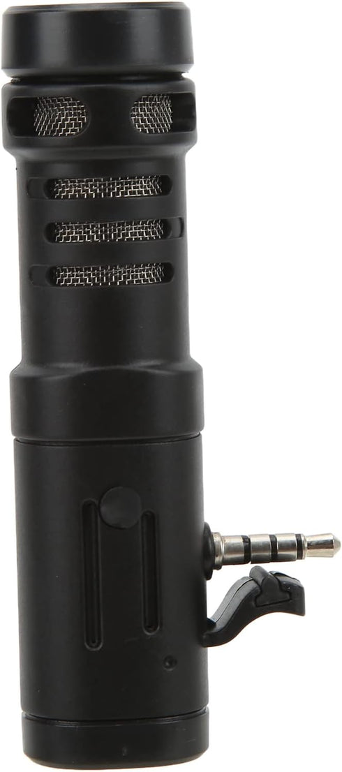 Camera Microphone, Universal 3.5mm Mobile Phone Mini Microphone for Live Conference Video Vlog