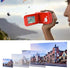 Kids Digital Video Camera, 1080P 16M, 16X Zoom DV Camcorder with 2Inch TFT LCD Screen for Photography (red)