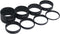 8PCS M48x0.75 Telescope Extension Tube Set,M48 Extension Tube Kit Length 3mm 5mm
