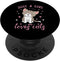 Cute Cat Lover Girls Kids PopSockets Standard PopGrip, Just A Girl Who Loves Cats Design