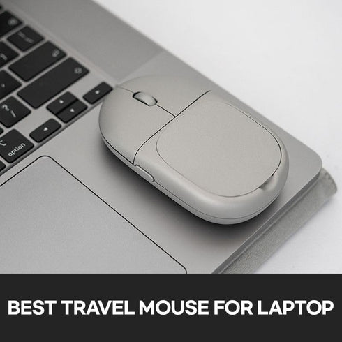 Magnito Mouse - Compact Wireless Mouse for MacBook, Magnetic Attachable, Bluetooth, Silent Clicks