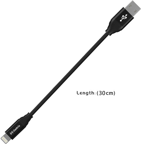 Geekria MFi Certified USB to Lightning Charger Cable for Apple AirPods Max, Pro, Beats Solo Pro, Powerbeats Pro