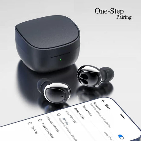 Kamon K30 Wireless Earbuds with Wireless Charging Case, Bluetooth 5.1, Touch Control Waterproof, Built-in Mic Headset