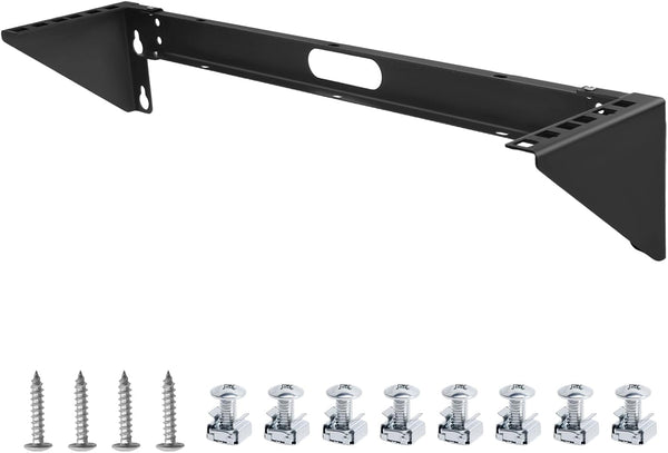 KishYa 2u Hinged Wall Mount Patch Panel Bracket, 2u Patch Panel Bracket, Vertical