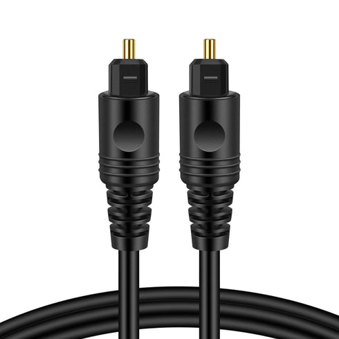 TNP Digital Optical Audio Cable 6 Feet S/PDIF Fiber Optic Toslink Cable for TV, Soundbar, Home Theater, PS4, Xbox