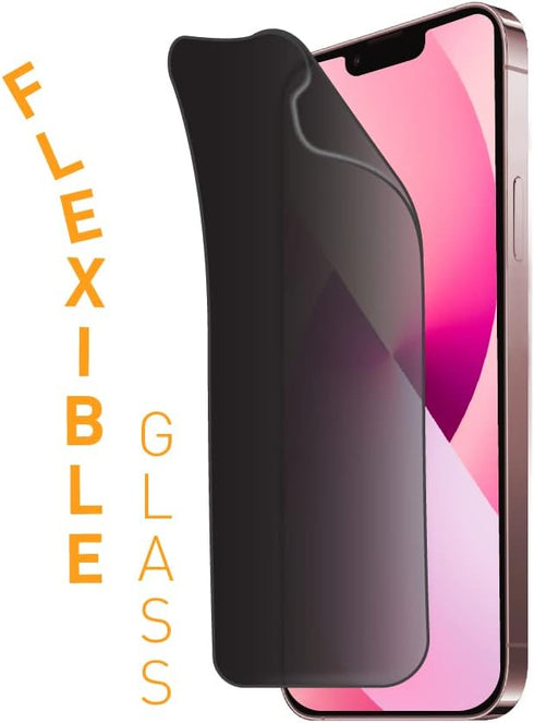 ARMOR Flexible Glass Screen Protector for iPhone 13 Mini, Privacy Guard with 9H Hardness