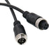 Car Video Extension Cable, 4Pin Aviation Video Extension and Power Cord, 15ft/5m