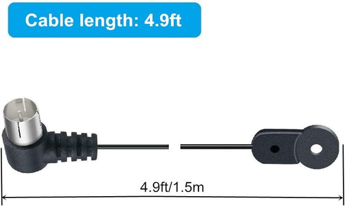 Ancable 75 Stereo Indoor Ohm Adapter for Yamaha Onkyo etc Table Top Home Hi Fi Sound Stereo Receiver