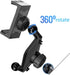 Dual Car Phone Mount, Adjustable Phone Holder for Car Dashboard, Compatible with 3.5 to 6.8 inch Smartphones