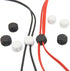 CCeCCe 10 Pack 2mm Headset Earphone Cable Slider Y Splitter Detachable Clip Adjusting Divider Stopper in Ear Monitor