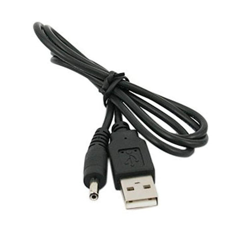 USB to DC 3.5mm Cable, 1m/3.3ft 5V DC Power Cord USB Male to DC 3.5mm x 1.35mm Male Barrel Jack Plug Adapter Connector