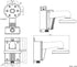 WMS WML DS-1273ZJ-140B PC140B PT6 Outdoor Indoor Wall Mount Bracket for Hikvision Dome Camera, White