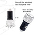 Dual USB Car Charger Bling Bling Handmade Rhinestones, Fast Charging Car Decor for iPhone, iPad Pro/Air, Samsung Galaxy