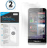 BoxWave Screen Protector for BlackBerry Z30 - ClearTouch Crystal (2-Pack), HD Film Skin