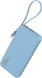 NOBIS 10000mAh 25W Fast Charging Portable Travel Power Bank with Built-in Cables &