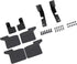 -4 1/10 Oumefar RC Car, Rubber and Metal Remote Control Car Upgrade Accessory Mud Flaps for Scale RC Accessories