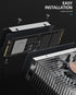 M.2 2280 ARGB Hard Drive Heatsink PWM Dual Fan, SSD Cooling with Thermal Pad, 5V 3Pin Addressable RGB Sync