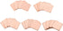 uxcell 25pcs Flat IC Chipset Thermal Copper Heatsink for CPU GPU RAM 20 x 20mm with Thickness 0.3/0.5/0.8/1.0/1.5mm