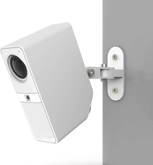 Zwolf Adjustable Metal Wall Mount for SimpliSafe Wireless Indoor Security Camera, Better Viewing Angle, White