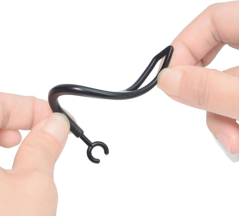 Universal Replacement Ear Hooks for Bluetooth Headset, 6 Pcs Small Clamp Ear Loop Clips