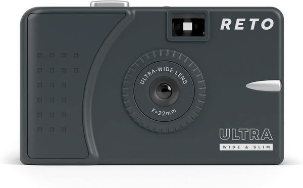 RETO Ultra Wide Slim 35mm Reusable Daylight Film Camera, 22mm Wide Lens, Easy to Use