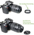 Metal Rear Lens Reverse Protection Filter Ring for Nikon F AI AF-S Mount Camera, Macro Shooting 52mm Thread