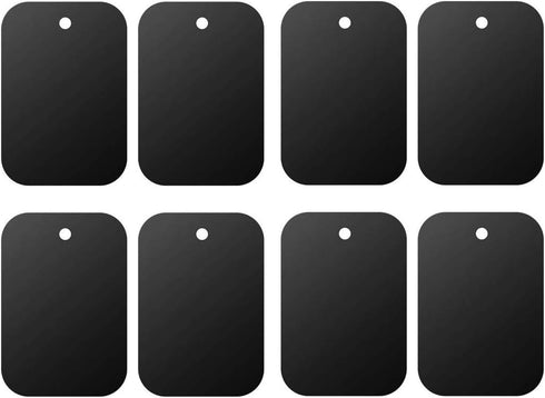 GDMINLO Mount Metal Plate (8 Pack) for Magnetic Car Mount Phone Holder with Full Adhesive for Phone Magnet
