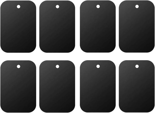 GDMINLO Mount Metal Plate (8 Pack) for Magnetic Car Mount Phone Holder with Full Adhesive for Phone Magnet