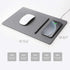POUT H3 PRO Qi Wireless Charging Mouse Pad Mat - Charges MacBook, iPhone, Airpods, Samsung Galaxy, Dust Gray
