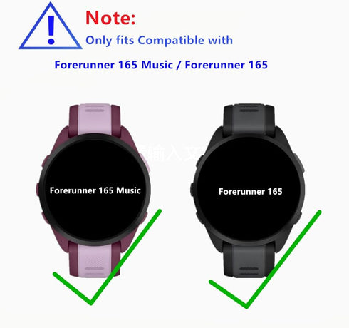 Screen Protector Compatible for Garmin Forerunner 165 Smartwatch,9H Tempered Glass Protective Film Compatible for Forerunner 165 Smartwatch (3PCS)