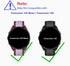 Screen Protector Compatible for Garmin Forerunner 165 Smartwatch,9H Tempered Glass Protective Film Compatible for Forerunner 165 Smartwatch (3PCS)