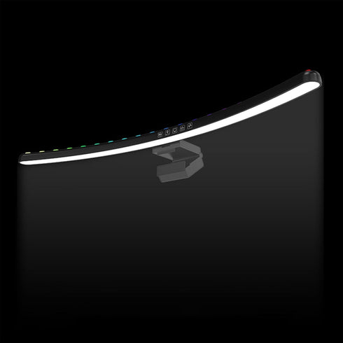 3 (3200k, 4500k, 6900k), Dimmable Diyeeni Curved Monitor Light Bar with Touch Control, Color Temperatures RGB, Timing