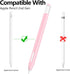 JOOSKO 2nd 5 Classic Silicone Pencil Case Compatible with Apple Pencil Generation Case Cover Sleeve,[with Cloth Fiber