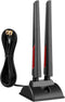 Superbat WiFi 6E Tri-Band Antenna 2.4GHz 5GHz 6GHz Magnetic Base WiFi Antenna with