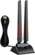 Superbat WiFi 6E Tri-Band Antenna 2.4GHz 5GHz 6GHz Magnetic Base WiFi Antenna with