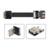 chenyang USB 2.0 Flat Cable, Male to Female 90 Degree UP Angled Data Transfer Charging Adapter 1.0M