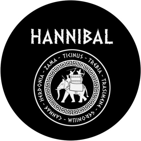 Hannibal Barca 2nd Punic War Battles War Elephant Symbol PopSockets Swappable PopGrip
