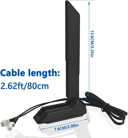 ZAHARA Replacement Moving Antenna for MSI MPG Z390 Z490 Z590 Z690 Z790 X570 CARBON EKX WIFI 6E