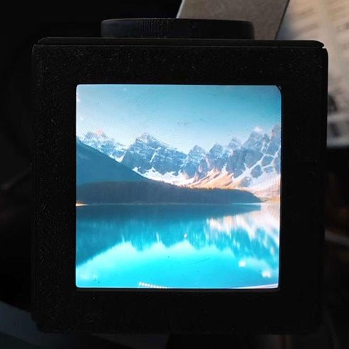 Generic 3D 5 5cm Optical Waist Level Viewfinder, Printed Waist-Level Camera Viewfinder Frame for * Fresnel Lens